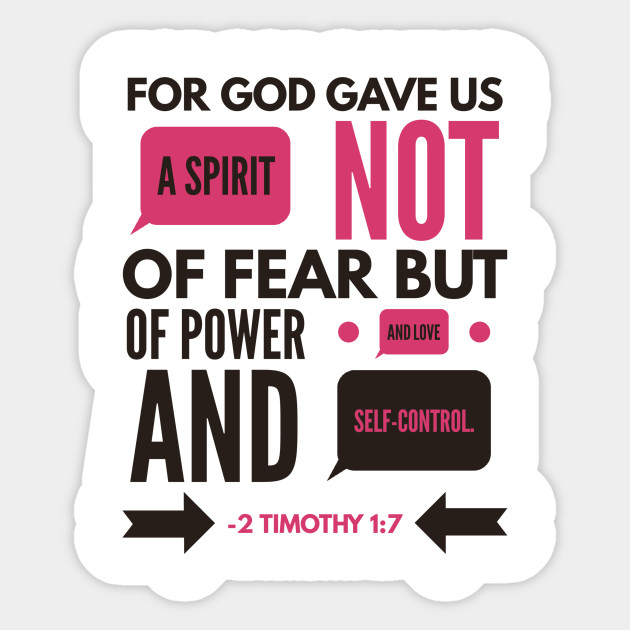 2 Timothy 1:7 Bible Verse